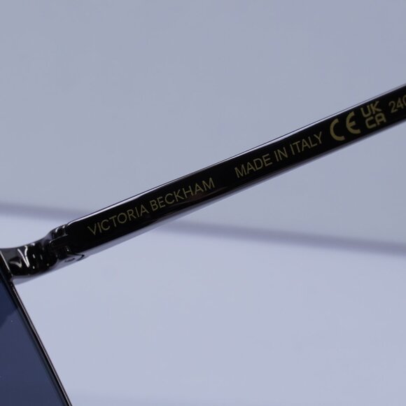 Victoria Beckham VB238S 041 Shield Sunglasses – Gunmetal/Blue - Picture 7 of 10